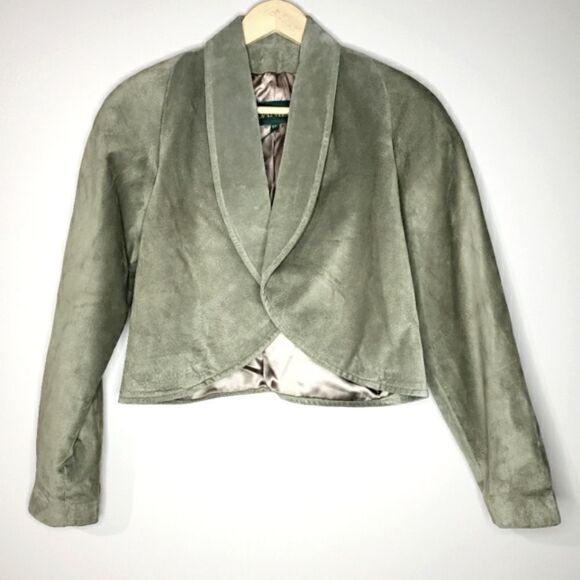 Danier Jackets & Blazers - Danier Olive Leather Jacket